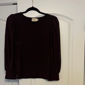 Nation LTD Deep Purple Long Sleeve Top